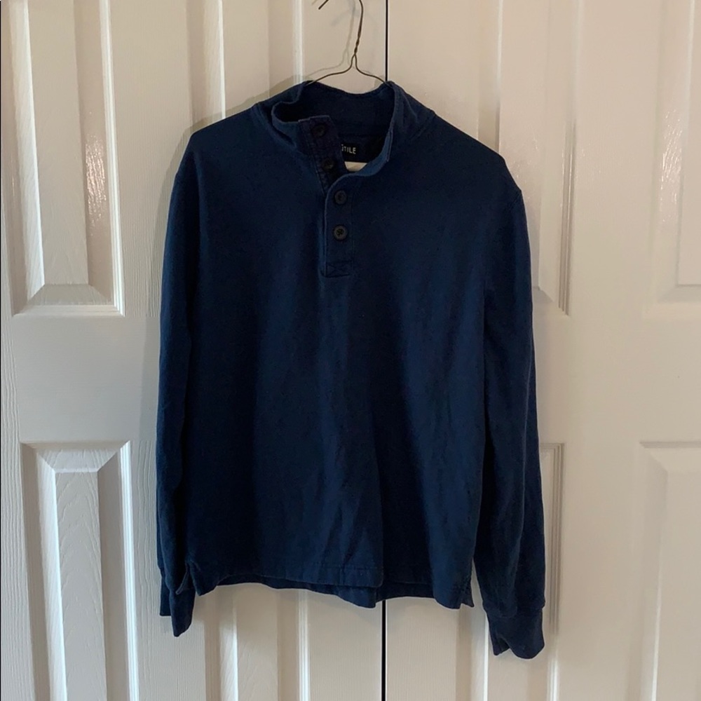 J crew dark blue pullover
